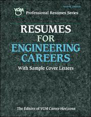 Cover of: Resumes for Engineering Careers by 