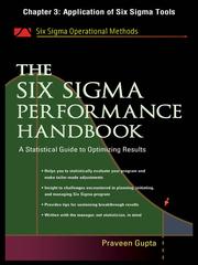 Cover of: Application of Six Sigma Tools by Praveen Gupta