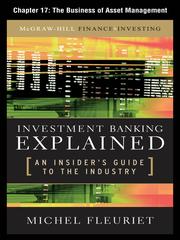 Cover of The Business of Asset Management by Michel Fleuriet