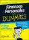 Cover of: Finanzas Personales Para Dummies