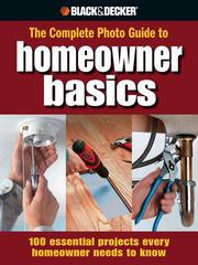 Cover of: The Complete Photo Guide Homeowner Basics