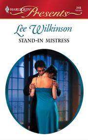 Cover of: Stand-In Mistress