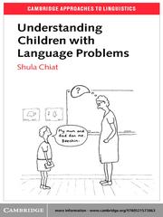 Cover of: Understanding Children with Language Problems