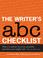 Cover of: The Writer's ABC Checklist
