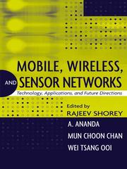 Cover of: Mobile, Wireless, and Sensor Networks