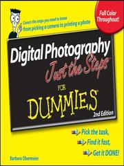 Cover of: Digital Photography Just the StepsTM For Dummies®