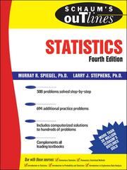 Cover of: Statistics by 