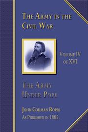 Cover of: The Army Under Pope, Volume 4 of 16