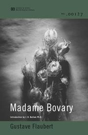 Cover of: Madame Bovary | 