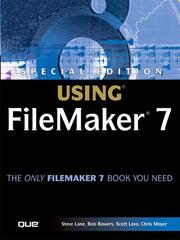 Cover of: Special Edition Using FileMaker 7