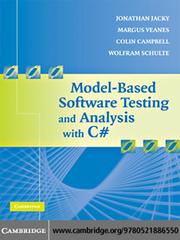 Cover of: Model-Based Software Testing and Analysis with C# by 
