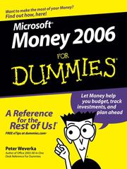 Cover of: Microsoft Money 2006 For Dummies