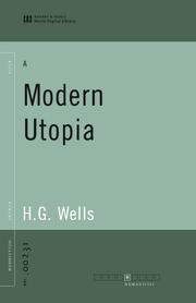 Cover of: A Modern Utopia by 