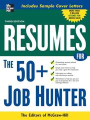Cover of: Resumes for 50+ Job Hunters by 
