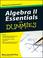 Cover of: Algebra II Essentials For Dummies®