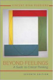 Cover of: Beyond Feelings by Vincent Ryan Ruggiero