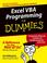 Cover of: Excel VBA Programming For Dummies