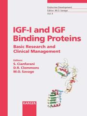Cover of: IGF-I and IGF Binding Proteins