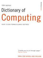 Cover of: Dictionary of Computing | 