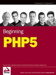 Cover of: Beginning PHP5
