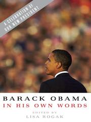 Cover of: Barack Obama in His Own Words