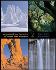 Cover of: Organizational Behavior: Key Concepts, Skills And Best Practices