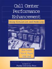 Cover of: Call Center Performance Enhancement and Simulation