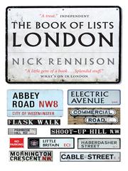 Cover of: The Book of Lists London by Nick Rennison