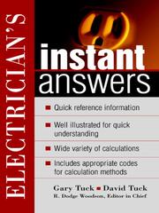 Cover of: Electrician’s Instant Answers