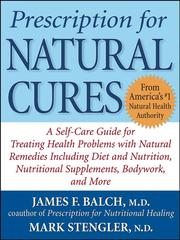 Cover of: Prescription for Natural Cures