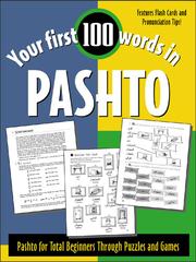 Cover of: Your First 100 Words in Pashto