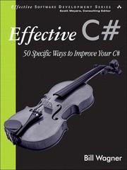 Cover of: Effective C#: 50 Specific Ways to Improve Your C#