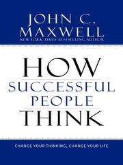 Cover of: How Successful People Think