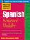 Cover of: Spanish Sentence Builder