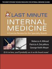 Cover of: Last Minute Internal Medicine