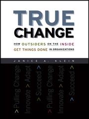Cover of: True Change