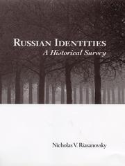 Cover of: Russian Identities by 