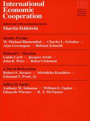 Cover of: International Economic Cooperation