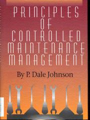 Cover of: Principles of Controlled Maintenance | 