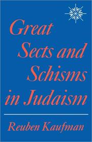 Great sects and schisms in Judaism