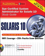 Sun® Certified Security Administrator for SolarisTM 10 Study Guide