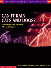 Cover of: Can It Rain Cats and Dogs? by 