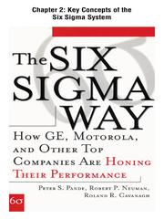 Cover of: Key Concepts of the Six Sigma System