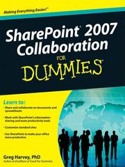 SharePoint 2007 Collaboration For Dummies® by Greg Harvey