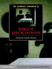 Cover of: The Cambridge Companion to Emily Dickinson | 