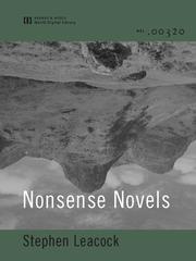 Cover of: Nonsense Novels by 