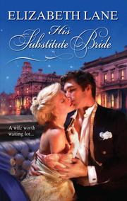 Cover of: His Substitute Bride by 