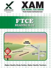 Cover of: FTCE Reading  K-12