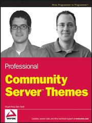 Cover of: Professional Community Server Themes