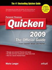 Cover of: Quicken® 2009